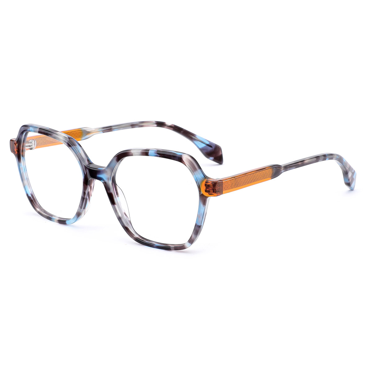 Kacamata optik asetat kulit penyu klasik retro