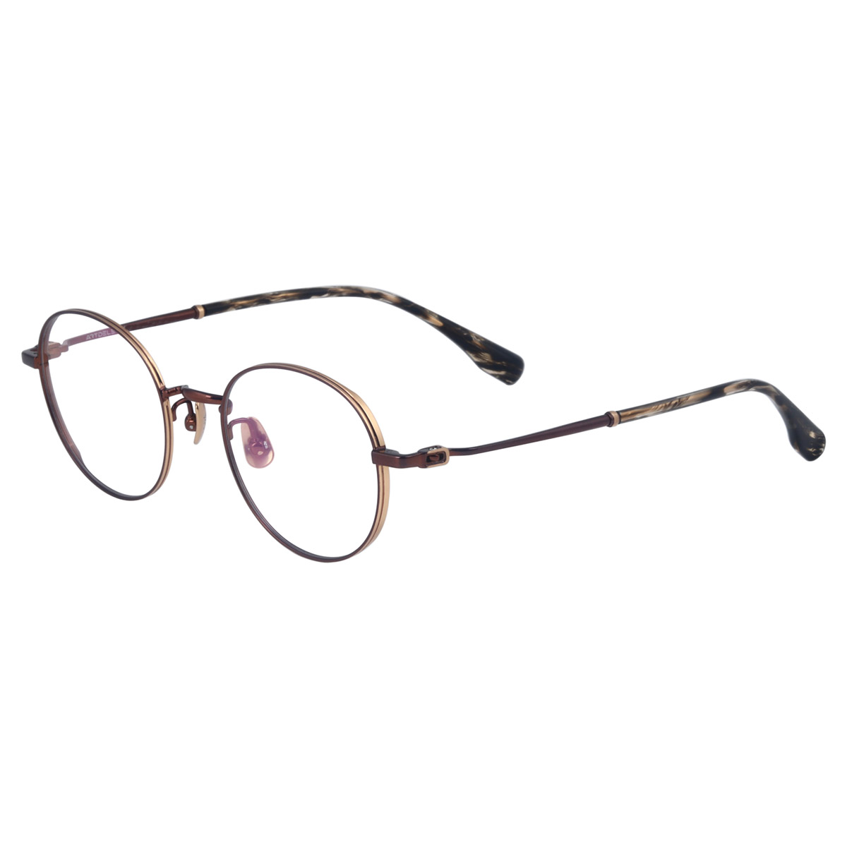 Kacamata optik titanium murni bingkai bulat ultra ringan OEM