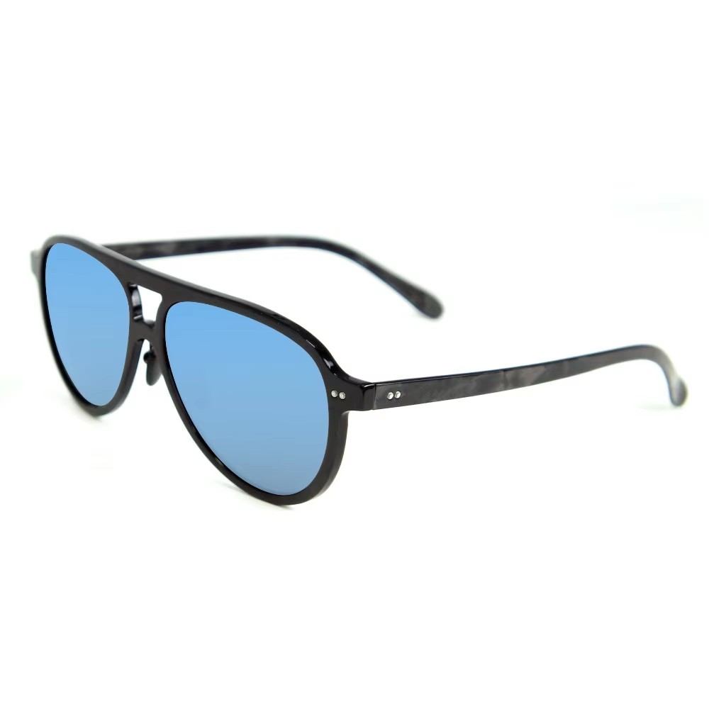 Kacamata Hitam Serat Karbon Aviator Klasik